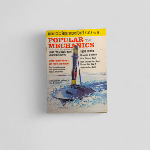 Popular Mechanics May 1970 Submarine Icebreaker